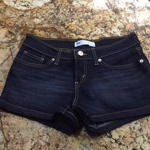 Levi’s dark wash shorts